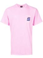 Stussy Patch Pocket T-shirt - Pink & Purple