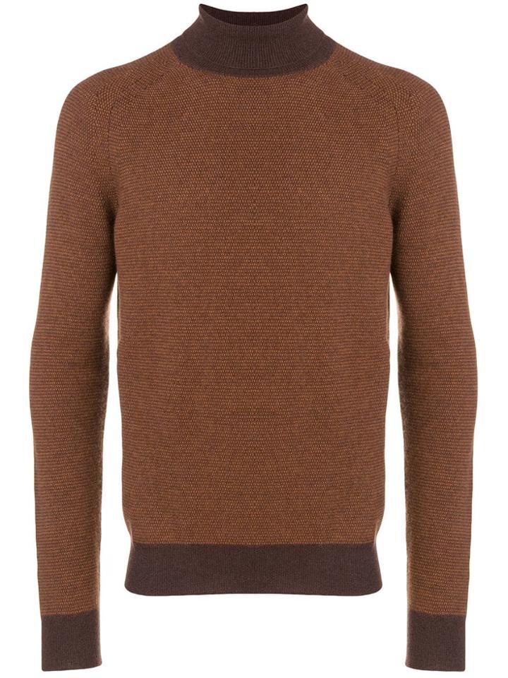 Ermenegildo Zegna 100% Cashmere Sweater - Brown