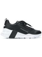 Msgm Never Look Back At It Sneakers - Black