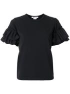 Comme Des Garçons Comme Des Garçons Ruffle Sleeve T-shirt - Black