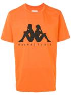 Paura Logo Print T-shirt - Orange