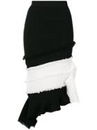 Jonathan Simkhai Ribbed Bandage Midi Skirt - Black