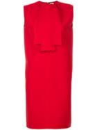 Maison Rabih Kayrouz Tied Neck Shift Dress - Red