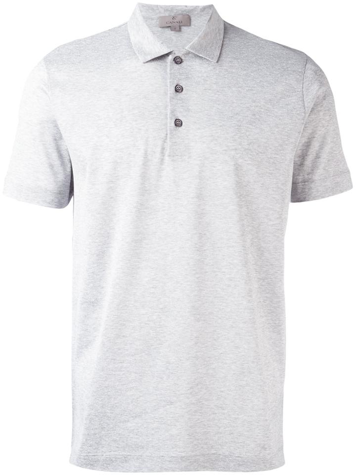 Canali Classic Polo Shirt - Grey