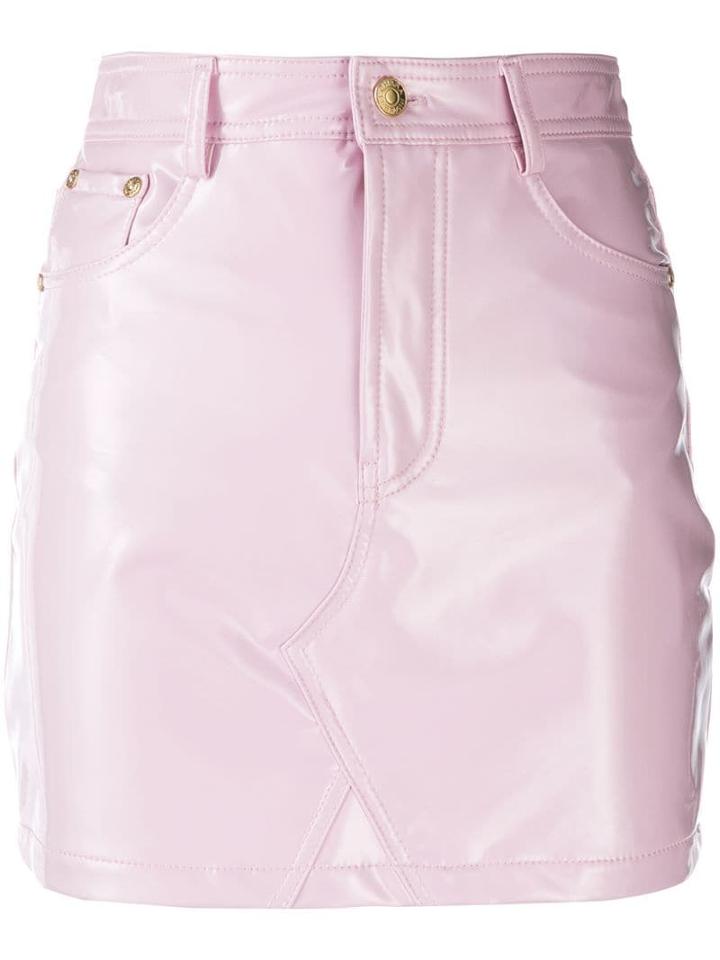 Chiara Ferragni Flirting Vinyl Skirt - Pink
