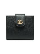 Gucci Black Marmont Flat Leather Wallet
