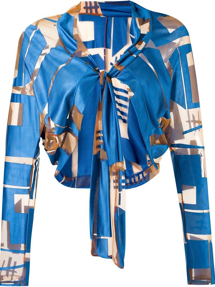 Fernanda Yamamoto Lace Up Bolero Jacket