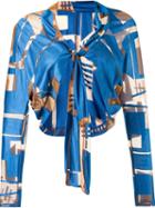 Fernanda Yamamoto Lace Up Bolero Jacket