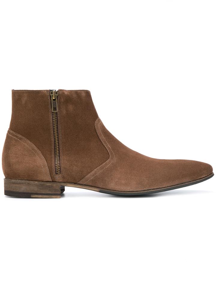 Pete Sorensen Suede Chelsea Boots - Brown