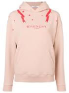 Givenchy Hooded Logo-print Sweatshirt - Neutrals