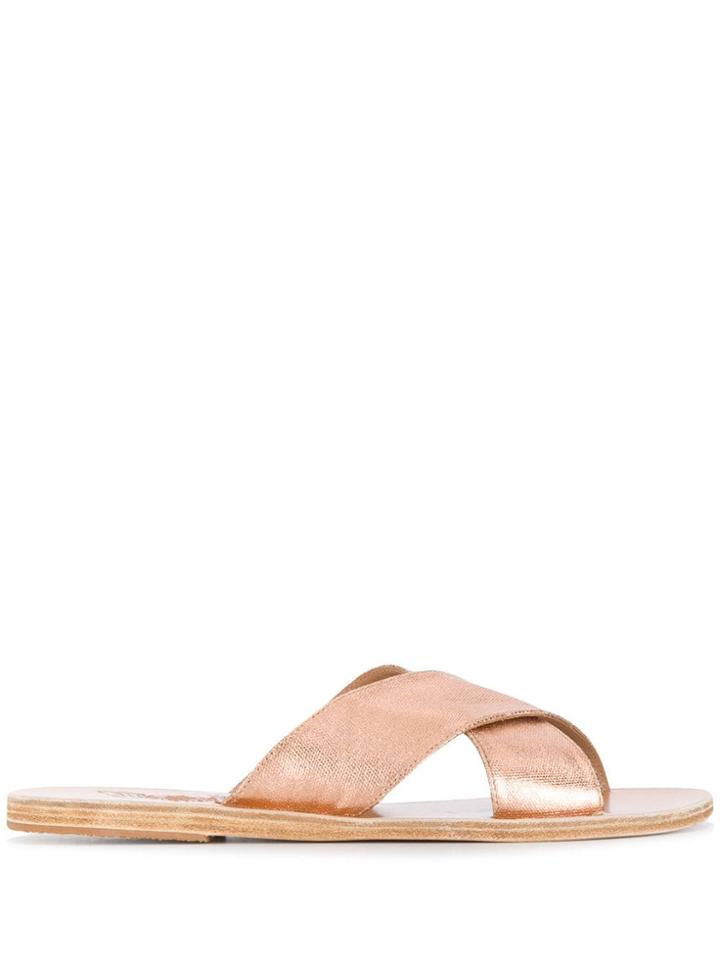 Ancient Greek Sandals Open Toe Sandals - Gold