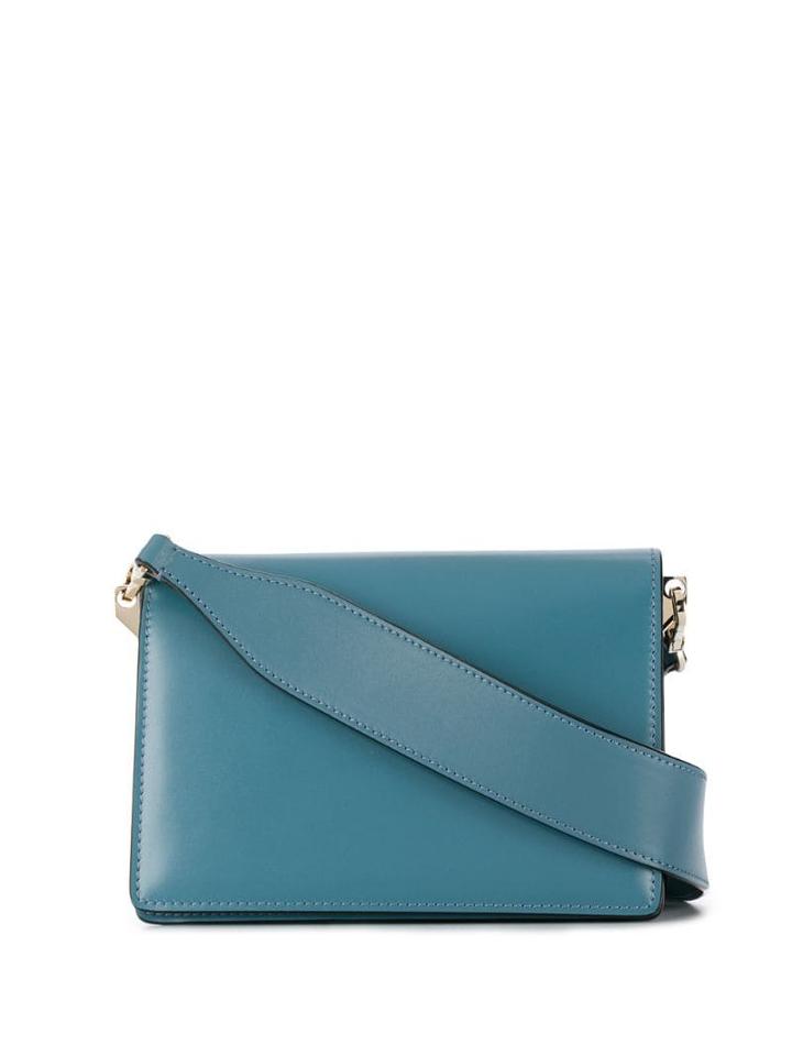 Valextra Swing Shoulder Bag - Blue