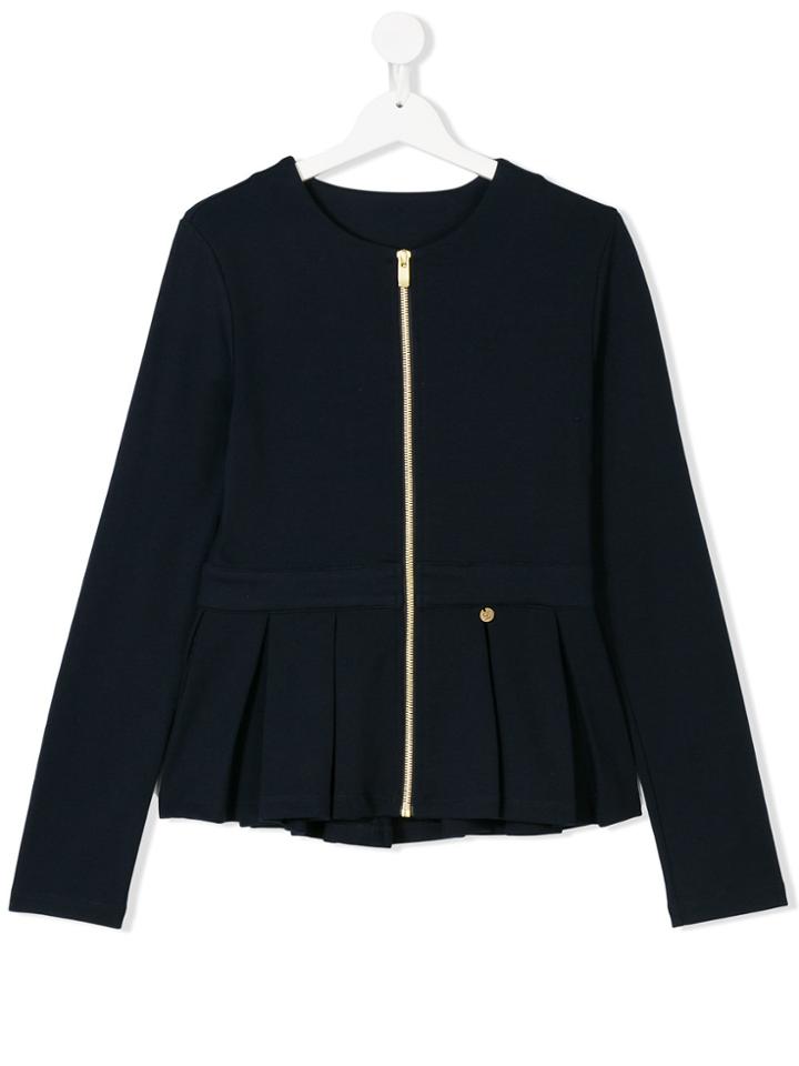 Lapin House Pleated Detail Jacket - Blue