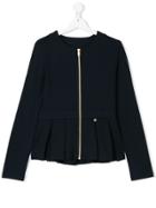 Lapin House Pleated Detail Jacket - Blue