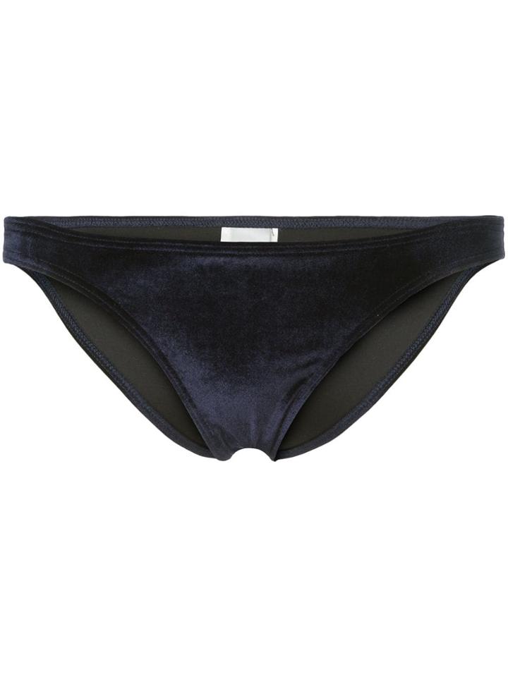 Suboo Velvet Slim Bikini Briefs - Blue