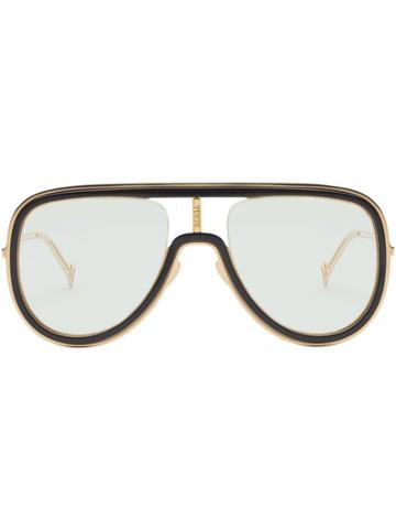 Fendi Eyewear Futuristic Fendi Sunglasses - Gold