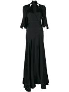 Temperley London Carnation Long Dress - Black