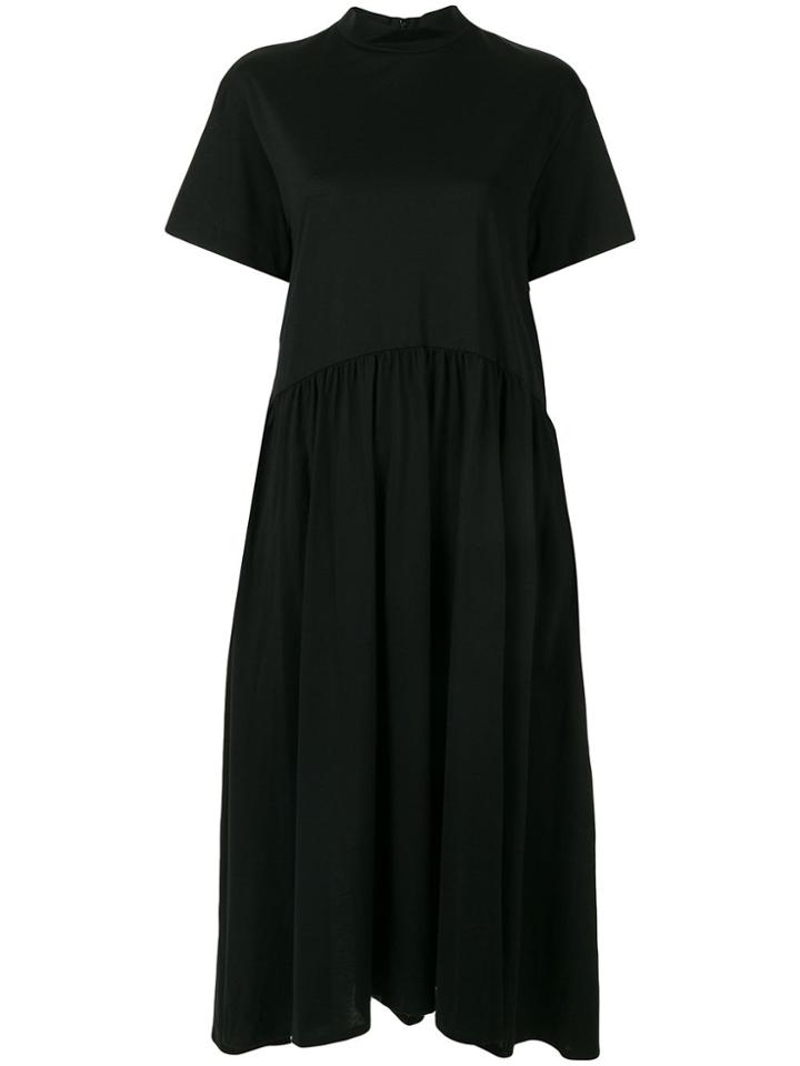 Le Ciel Bleu Jersey Volume Dress - Black