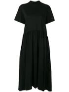 Le Ciel Bleu Jersey Volume Dress - Black