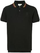 Kent & Curwen Striped Polo Shirt - Black