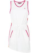 Perfect Moment Drawstring Waist Beach Dress - White