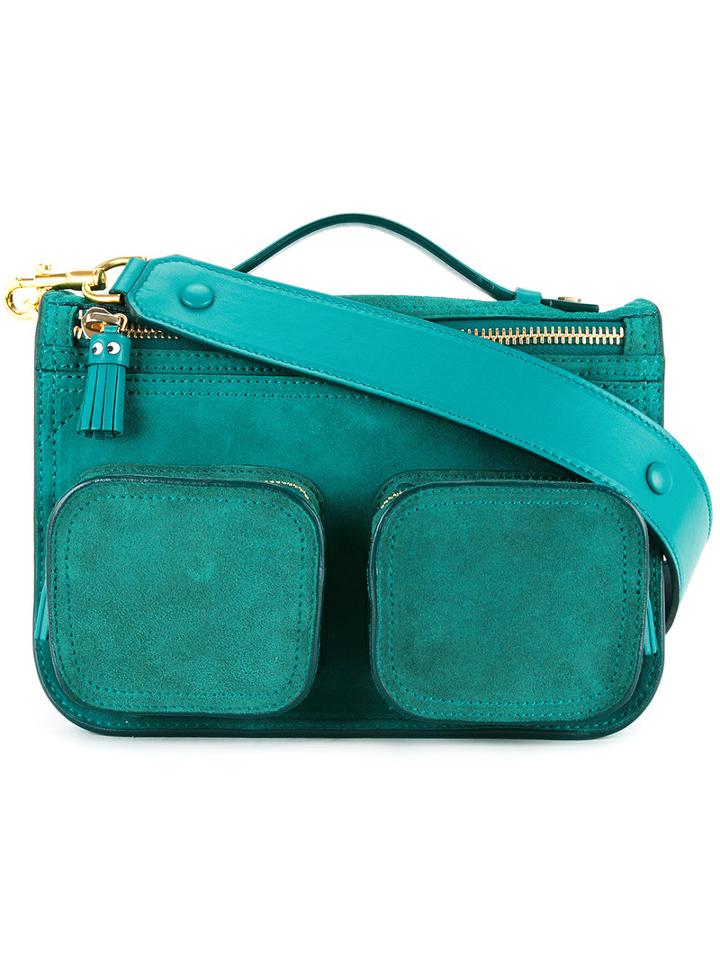 Anya Hindmarch - Ripley Cross Body Bag - Women - Leather - One Size, Green, Leather