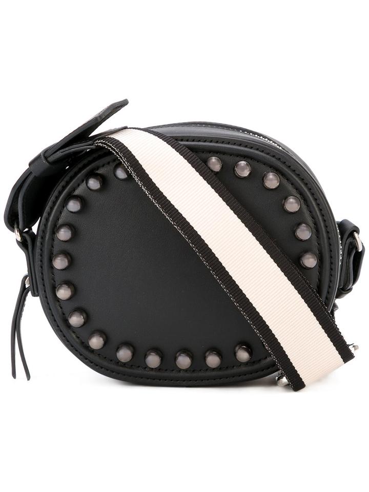 No21 - Studded Crossbody Bag - Women - Leather - One Size, Black, Leather