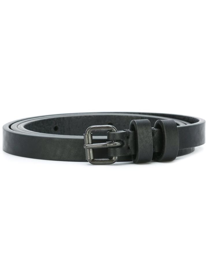 Haider Ackermann Thin Belt, Women's, Size: Large, Black, Leather