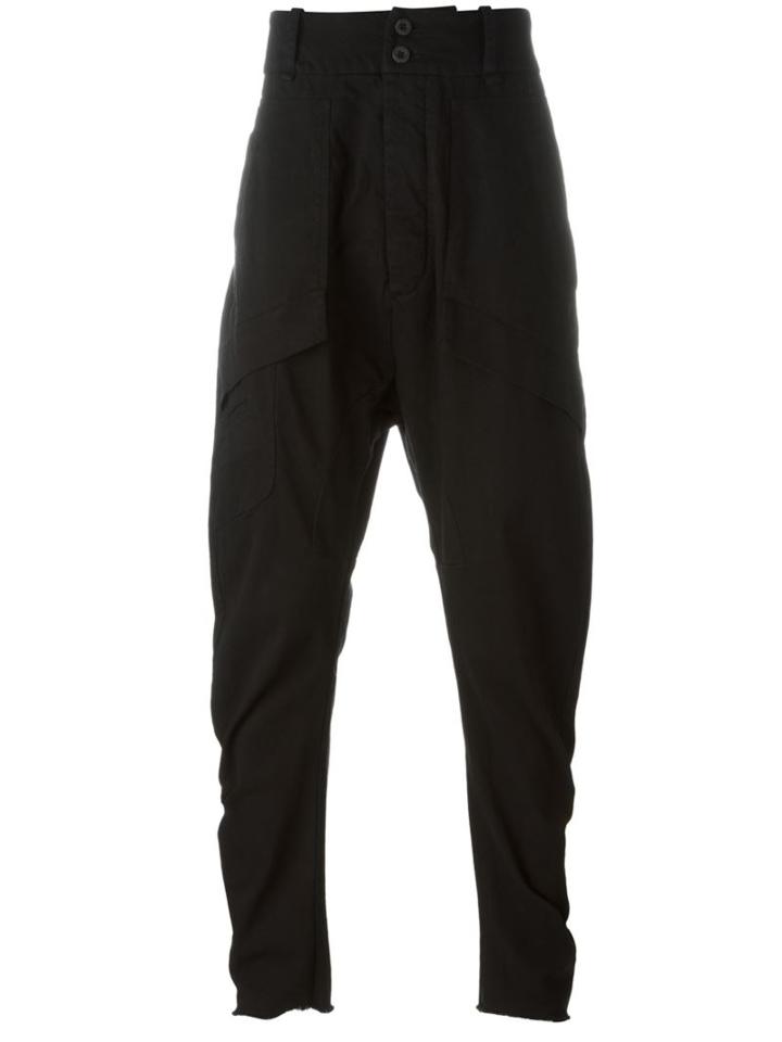 Lost & Found Ria Dunn Utility Trousers, Men's, Size: Large, Black, Cotton/polyamide/wool