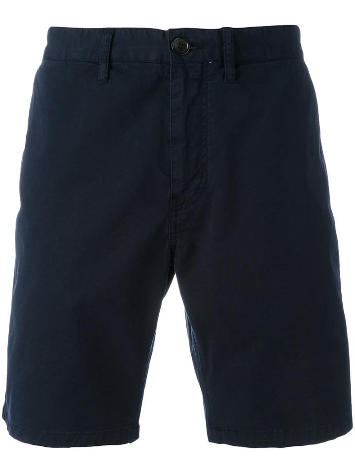 Ps By Paul Smith Chino Shorts, Men's, Size: 34, Blue, Cotton/spandex/elastane