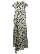 Christian Wijnants - Floral-print Dress - Women - Cupro/viscose - 36, Black, Cupro/viscose