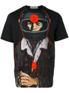 Christopher Kane Target Print T-shirt, Men's, Size: Xs, Black, Cotton