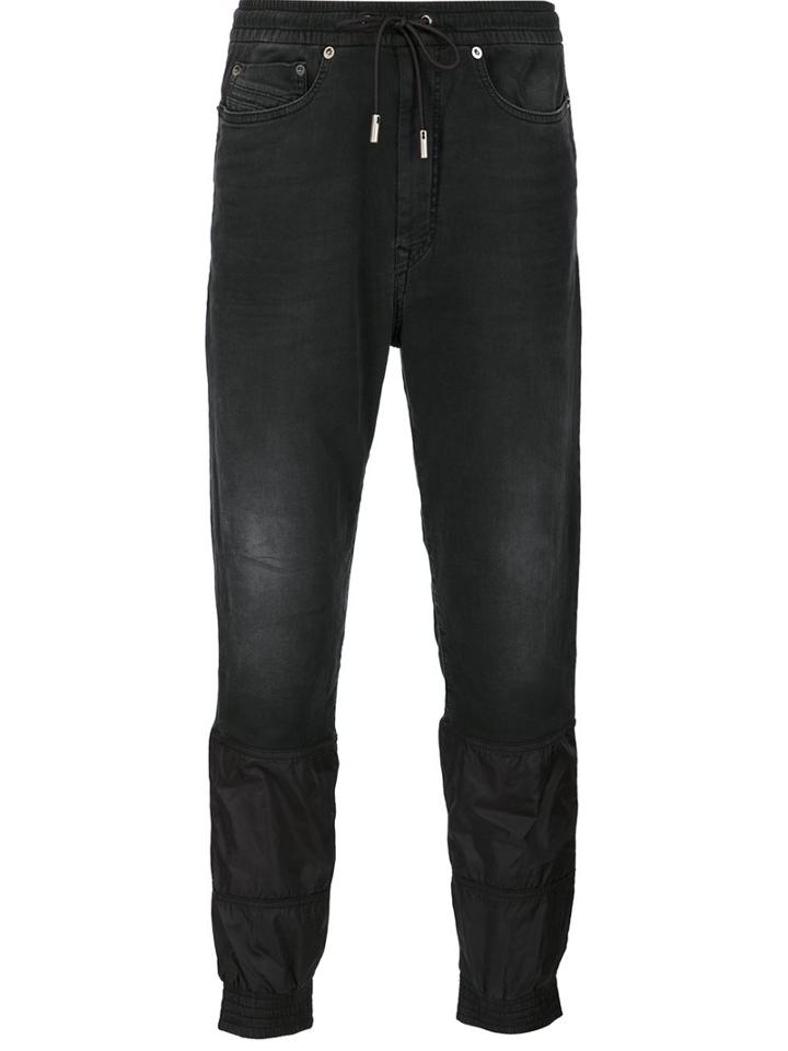 Diesel Black Gold Knit Joggers, Men's, Size: 32, Cotton/polyester/spandex/elastane