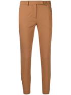 Blanca Slim-fit Tailored Trousers - Brown
