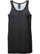 Short Tank Dress, Women's, Size: 38, Black, Silk/spandex/elastane, Ann Demeulemeester