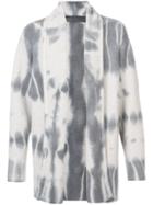 The Elder Statesman Tie Dye Print Cardigan - Blue