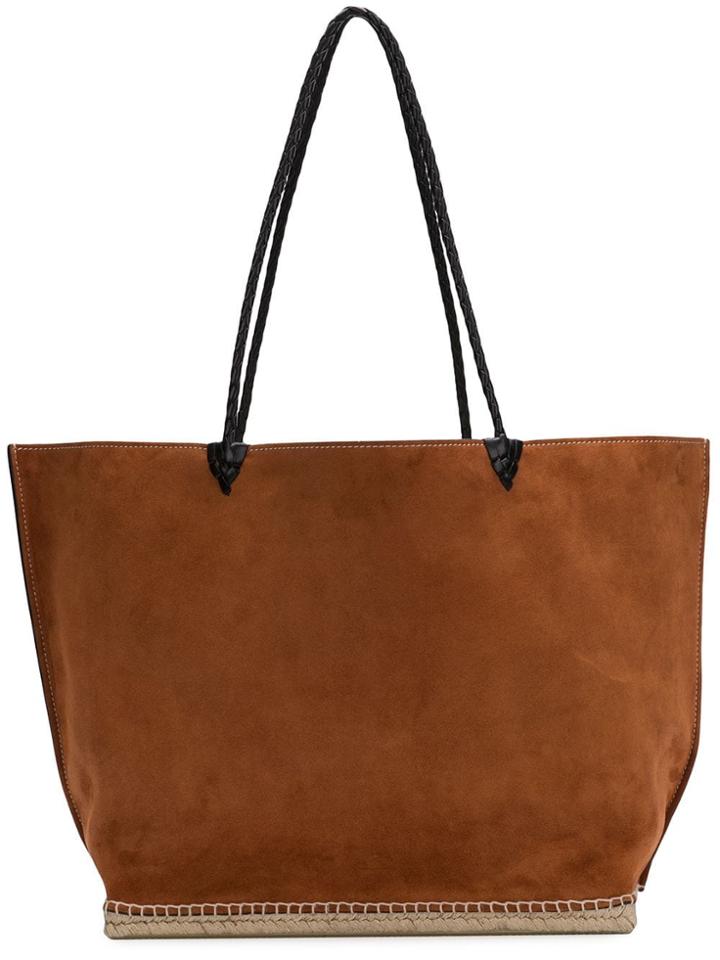 Altuzarra Espadrille Tote Large - Brown