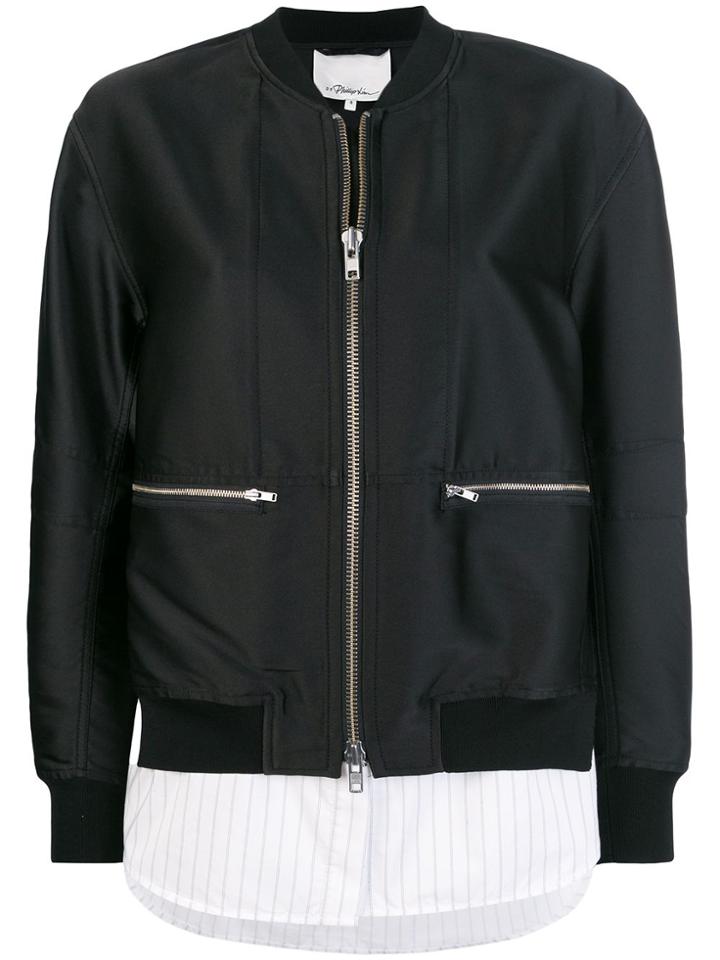 3.1 Phillip Lim Bomber Jacket - Black