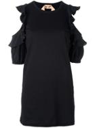 No21 Cut-out Ruffle Blouse - Black