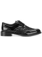 Dolce & Gabbana Lace Detail Brogues - Black