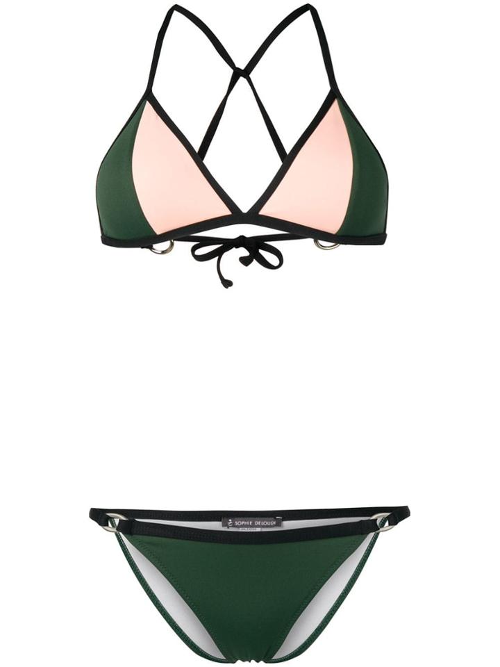 Sophie Deloudi Domnika Triangle Bikini - Green