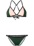 Sophie Deloudi Domnika Triangle Bikini - Green