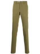 Incotex Slim Fit Tailored Trousers - Green