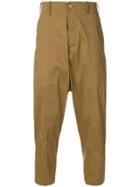 Uma Wang Drop Crotch Pants - Brown
