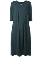 Labo Art Shift Midi Dress, Women's, Size: 2, Green, Cotton/spandex/elastane