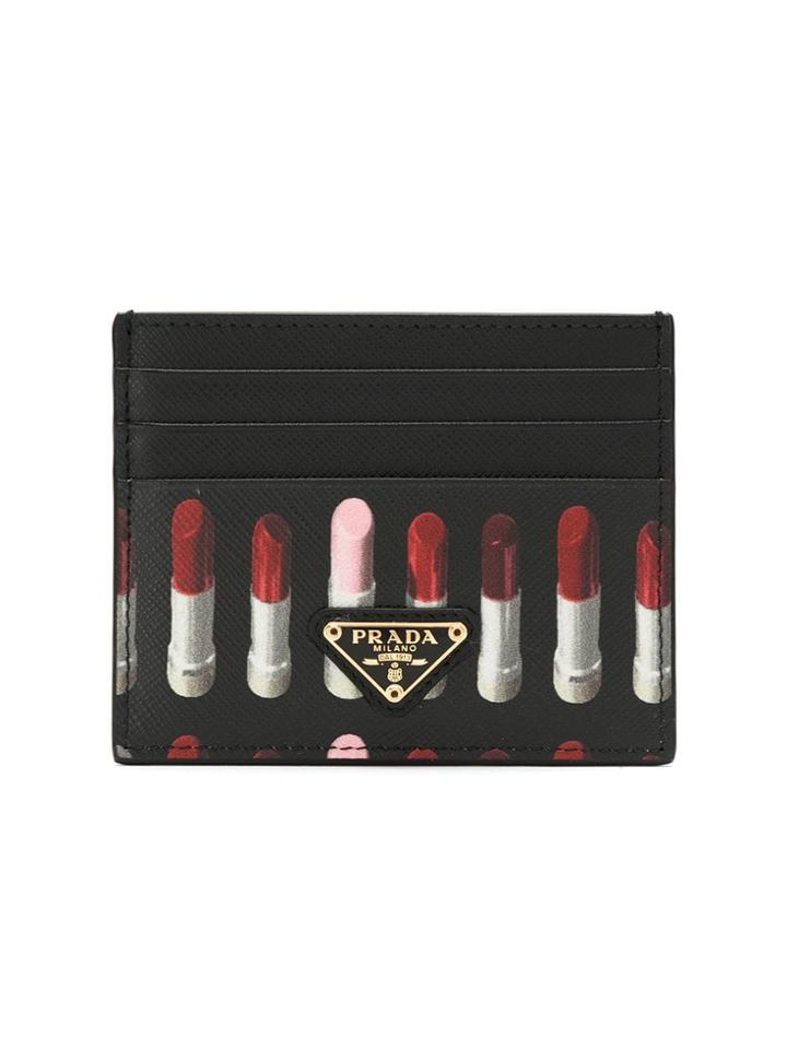 Prada Prada 1mc025znl F0lp8 Furs & Skins->calf Leather - Black