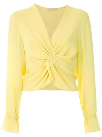 A.brand Blusa Seda Lemon - Amarelo Lemon - Yellow