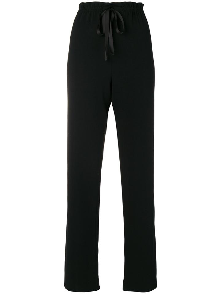 The Row Paper Bag Waist Trousers - Black