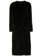 Liska Long Coat - Black