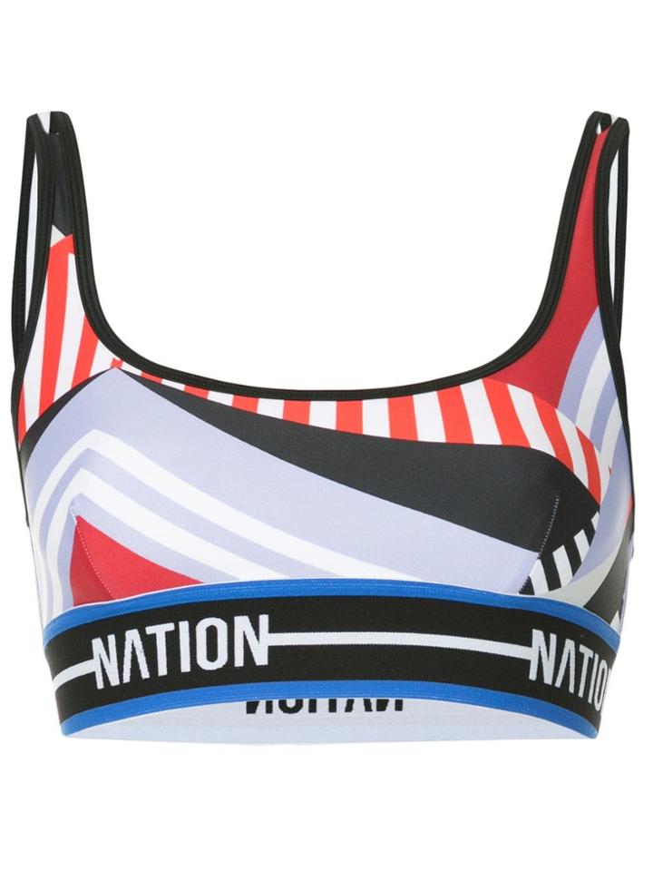 P.e Nation Maracana Moto Crop Top - Multicolour